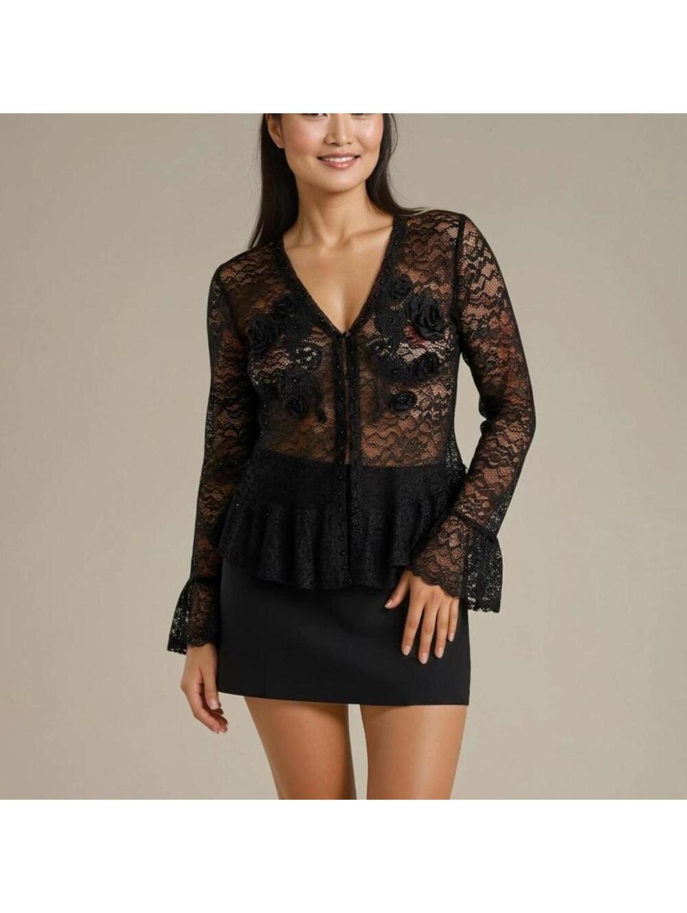 Women's Black Blous